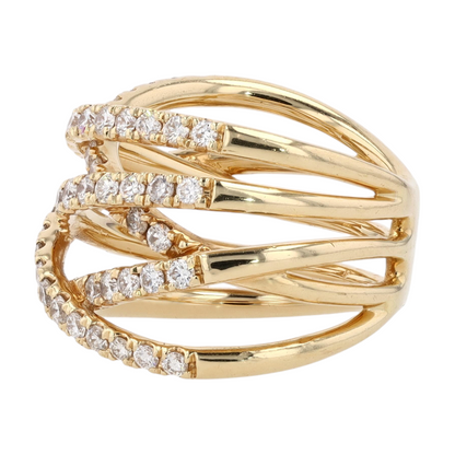 3/4 ctw 14K Yellow Gold Diamond Fashion Ring