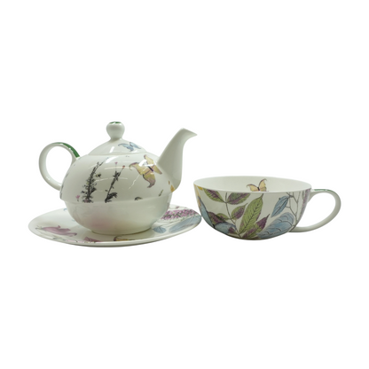 3pc Teacup and Teapot Set