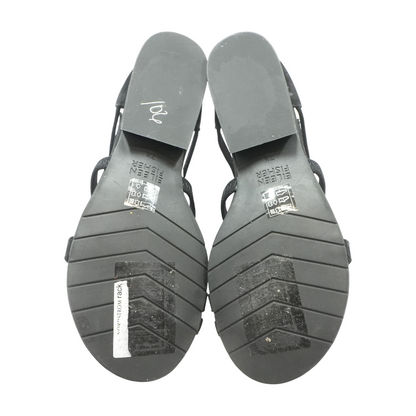 Black Flat Sandals