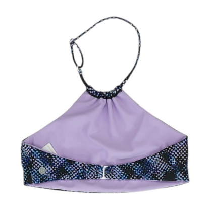 Black Polka Dot Swim Top