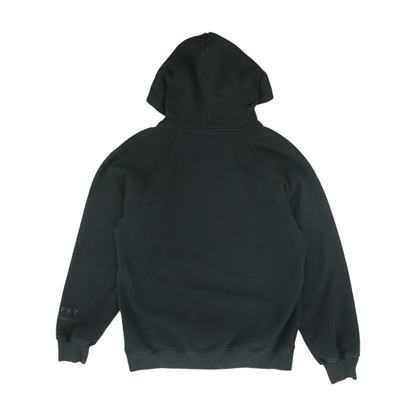 Black Solid Hoodie Pullover