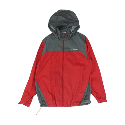 Red Color Block Active Jacket