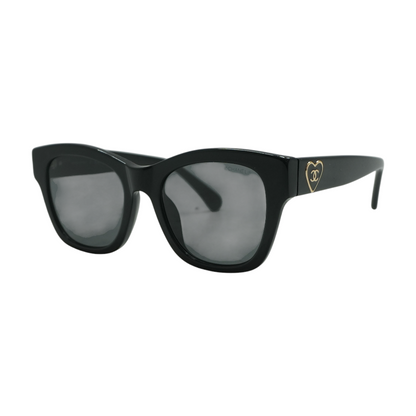 Black CHANEL 5478 Square Sunglasses