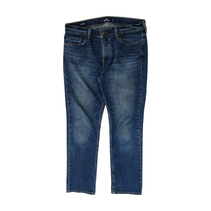 Navy Straight Jeans
