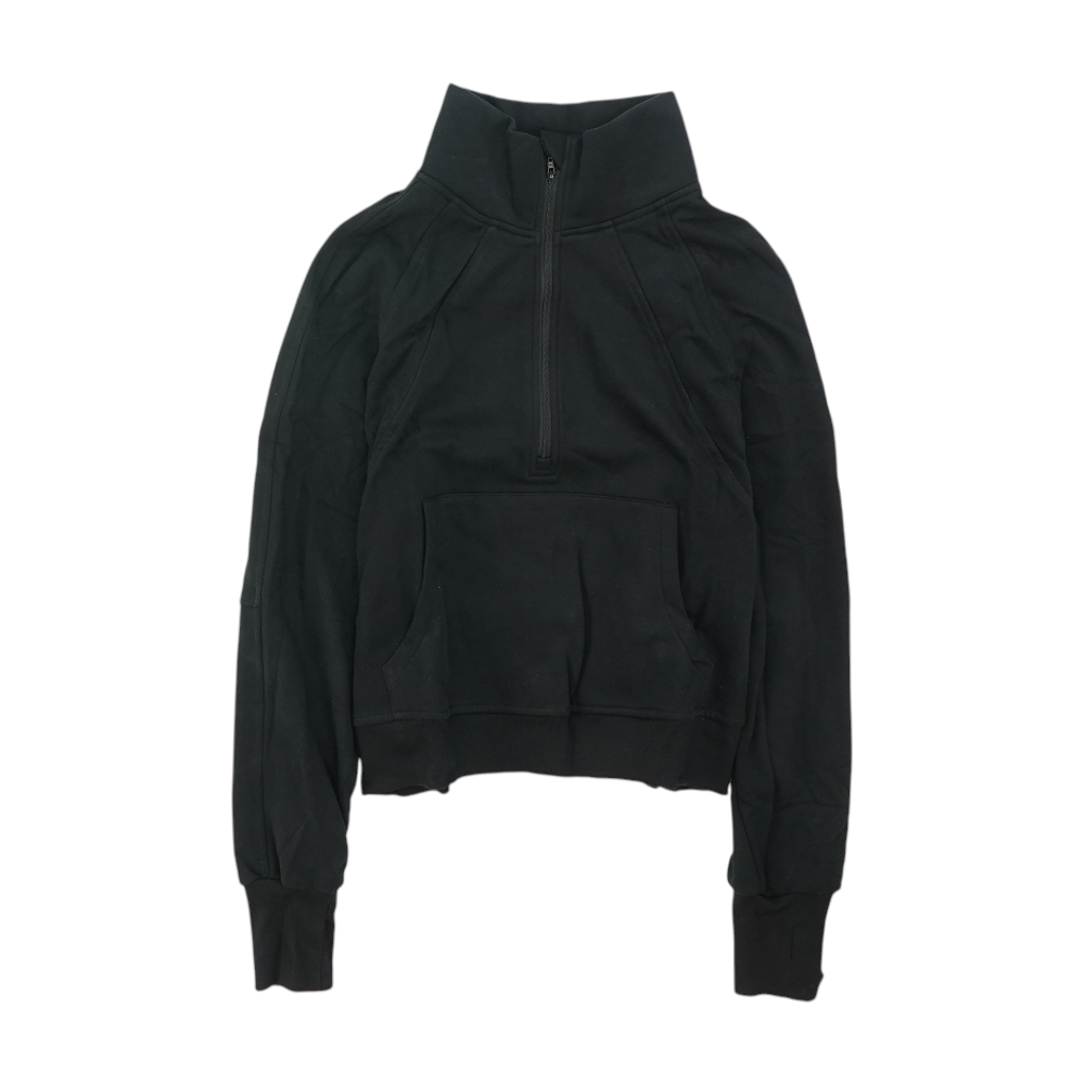 Black Solid Active Jacket