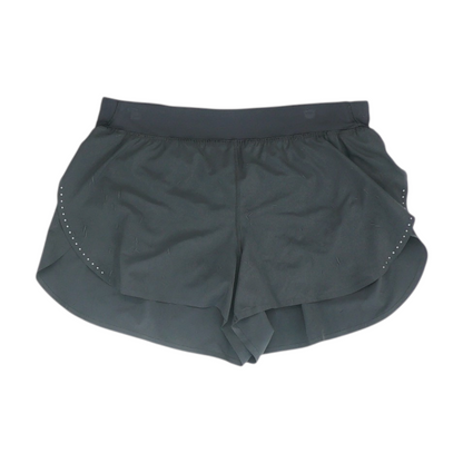 Black Solid Active Shorts
