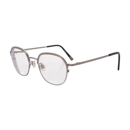 Silver M103 Geometric Prescription Eyewear