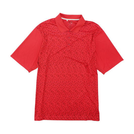 Red Check Short Sleeve Polo