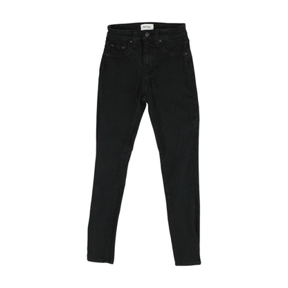 Black High Rise Skinny Leg Jeans