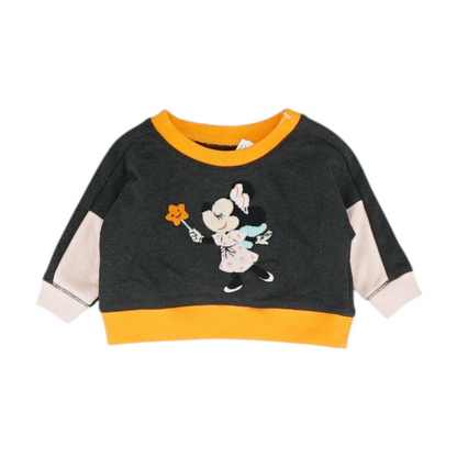 Charcoal Color Block Sweatshirt Pullover
