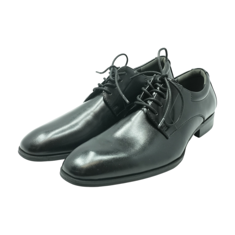Black Lace-Up Dress Shoes