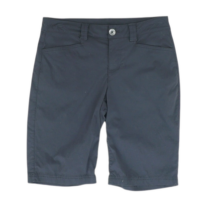 Black Solid Chino Shorts