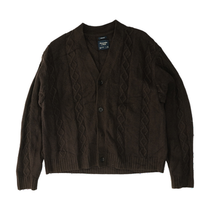 Brown Cardigan Sweater