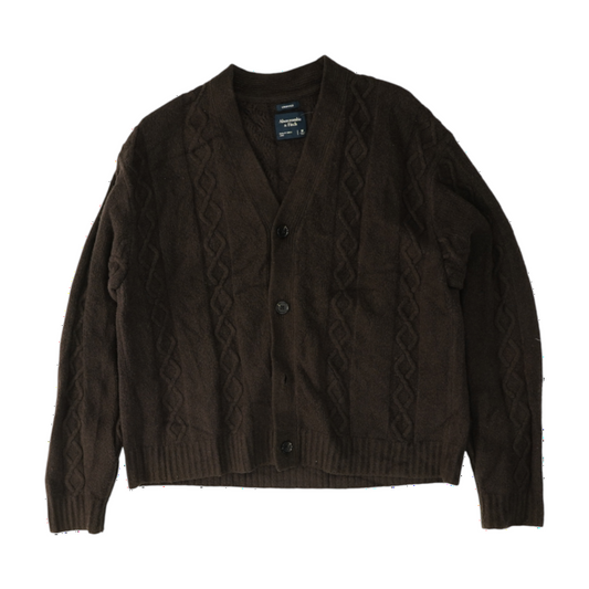 Brown Cardigan Sweater