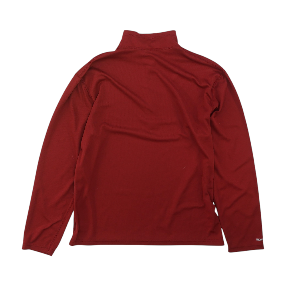 Maroon Solid 1/4 Zip Pullover
