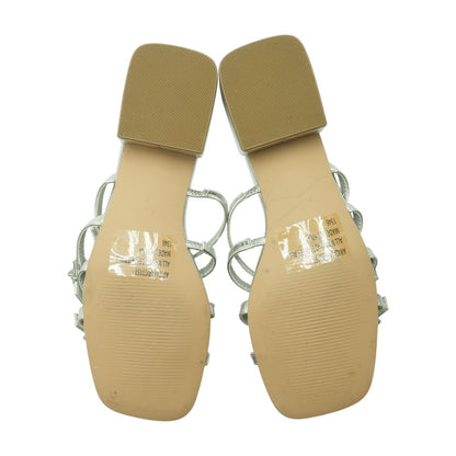 Silver Platform Sandals