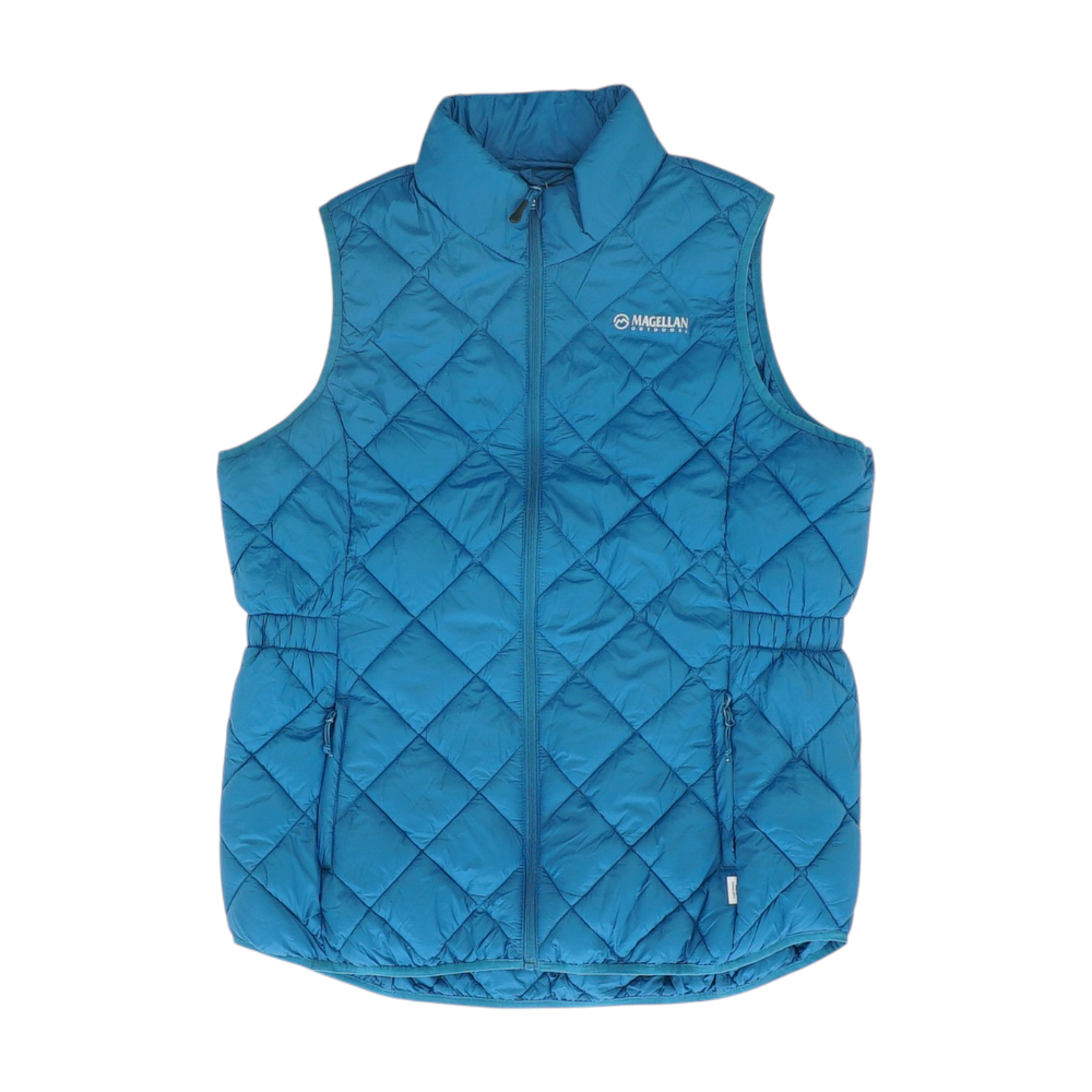 Blue Solid Vest