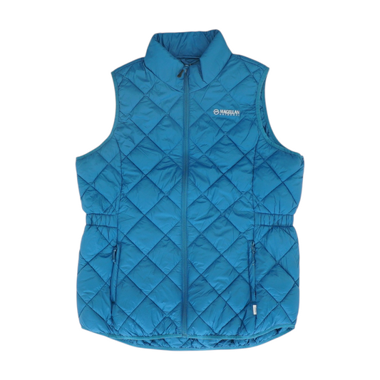 Blue Solid Vest