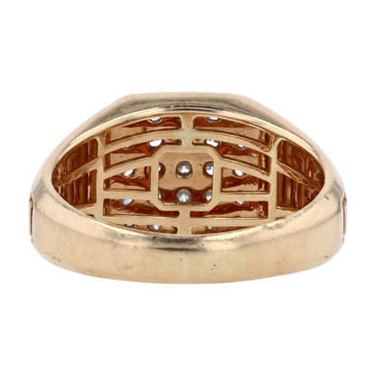1 ctw 14K Yellow Gold Diamond Fashion Ring