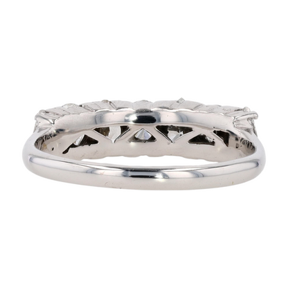1 3/8 ctw 10K White Gold Diamond Band Ring