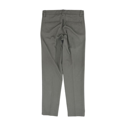 Gray Solid Dress Pants