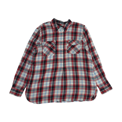 Red Plaid Blouse
