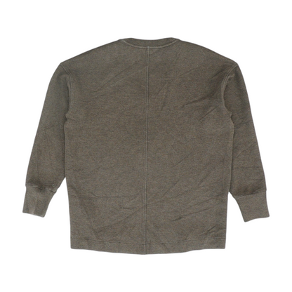 Brown Solid Sweatshirt Pullover