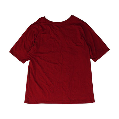 Burgundy Solid T-Shirt