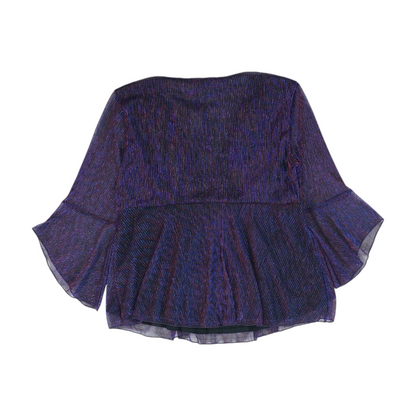 Black Abstract Blouse