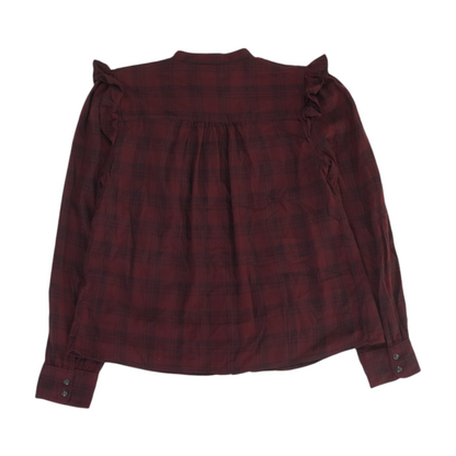 Maroon Plaid Button Down