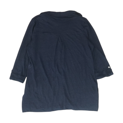 Navy Button Down
