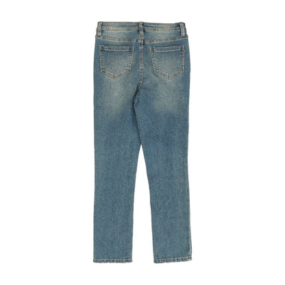 Blue Solid Jeans