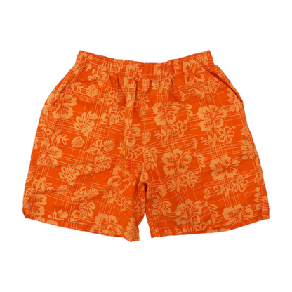 Orange Tropical Swim Bottom