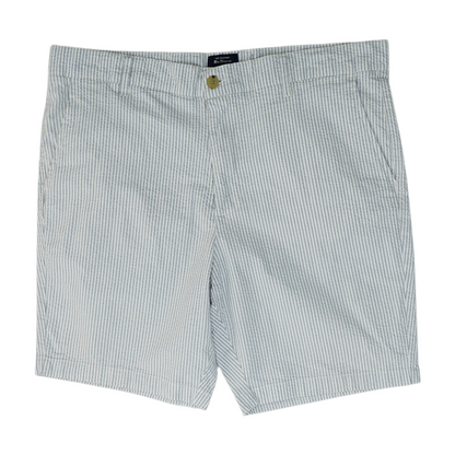 White Striped Chino / Khaki Shorts