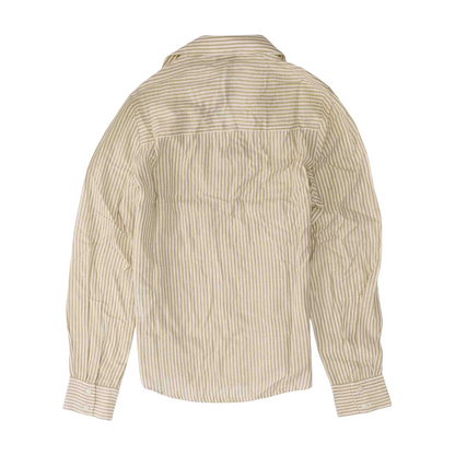 Beige Petite Striped Blouse