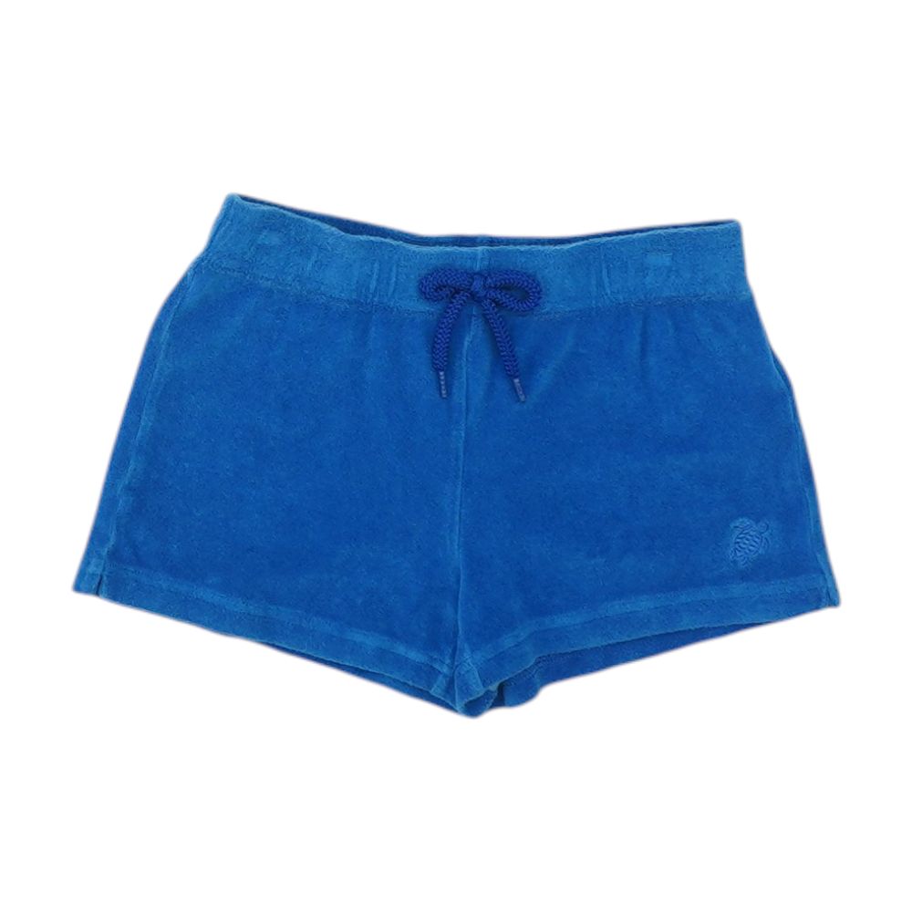 Blue Solid Active Shorts