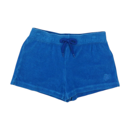 Blue Solid Active Shorts