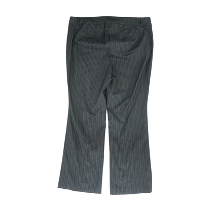Black Plus Striped Pants