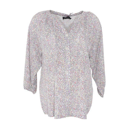 Multi Maternity Floral Button Down