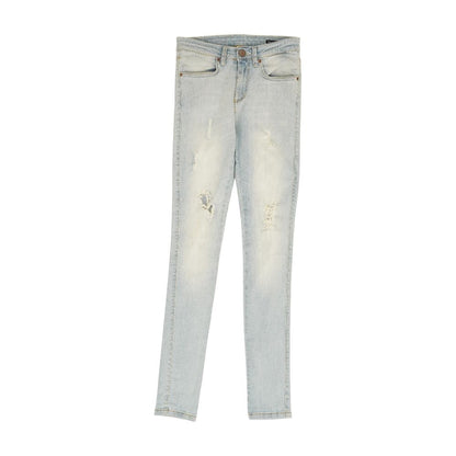 Blue Solid Jeans