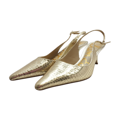 Gold Pump Heels