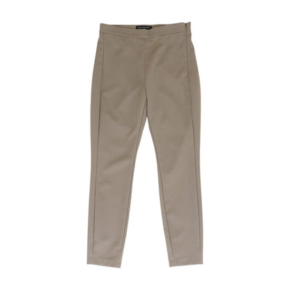 Gray Solid Dress Pants