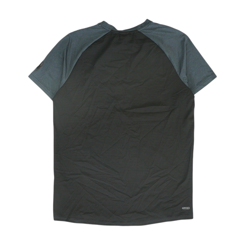 Gray Color Block Active T-Shirt