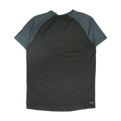 Gray Color Block Active T-Shirt