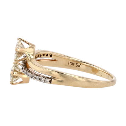 3/4 ctw 10K Yellow Gold Diamond Fashion Ring