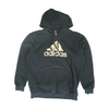 Black Solid Hoodie Pullover