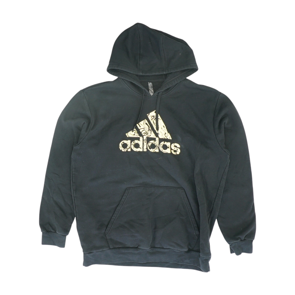 Black Solid Hoodie Pullover