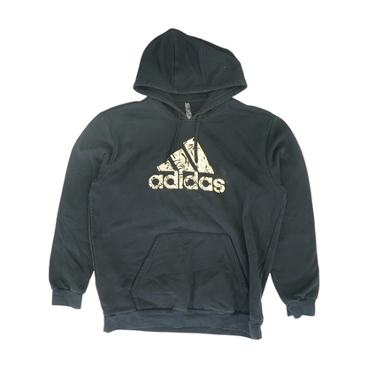 Black Solid Hoodie Pullover