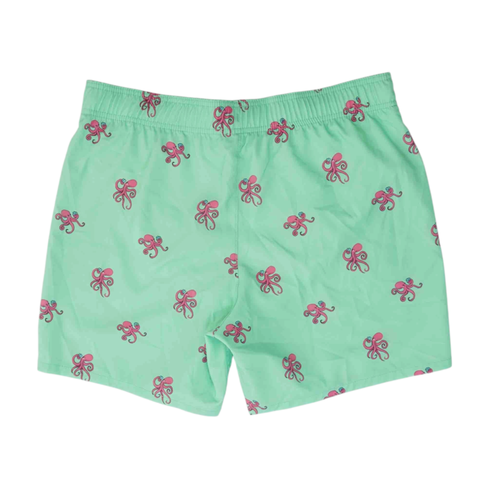 Green Graphic Swim Bottom