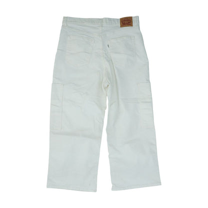 White High Rise Jeans